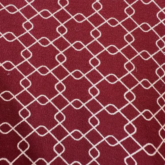 Denim And Flower Ricky Singh Red Patterned Polo 100% Cotton L - Picture 9 of 13